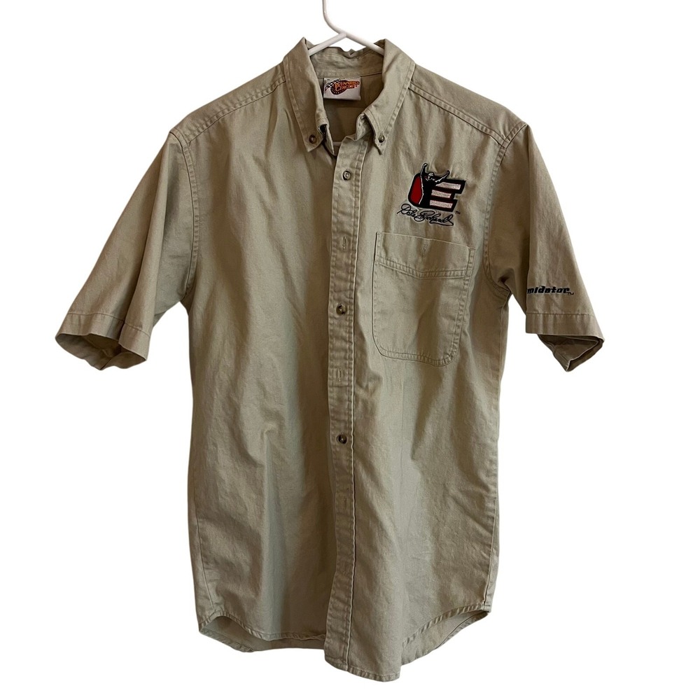 Winner's Circle Men's Dale Earnhart Short Sleeve Button Down‎ Shirt Size M